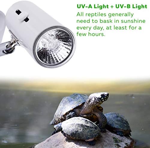 Calpalmy 4-Pack 75W UVA+נורות UVB | חום ואור לזוחלים וטנקים דו -חיים, חממות וכלובים | עובד עם גופי מנורה שונים